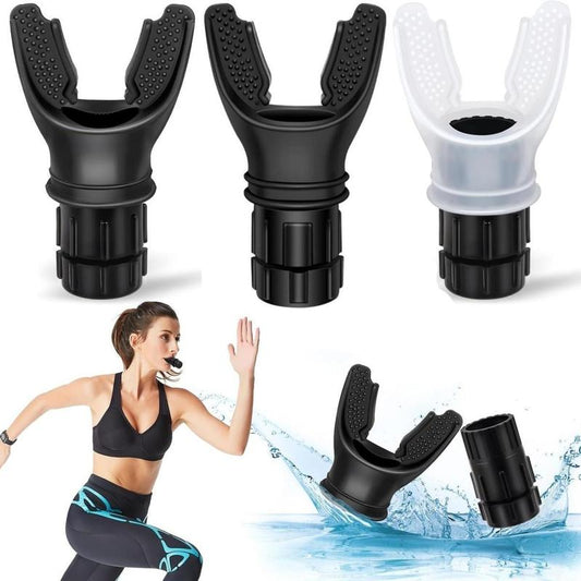 3 PCS 1PC Enhance Training Effectiveness, Portable Muscle Trainer, Breath Booster, Breathing Trainer,Accelerate Fat Burning, Portable Breathing Trainer Adjustable Trainer for Oral and Muscular Exercise