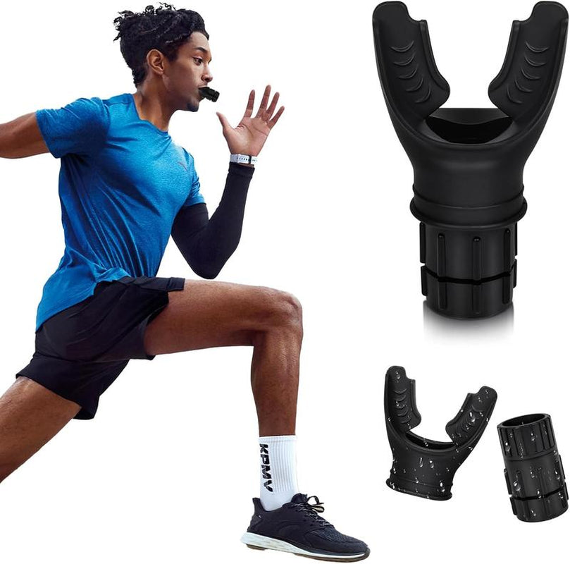 3 PCS 1PC Enhance Training Effectiveness, Portable Muscle Trainer, Breath Booster, Breathing Trainer,Accelerate Fat Burning, Portable Breathing Trainer Adjustable Trainer for Oral and Muscular Exercise